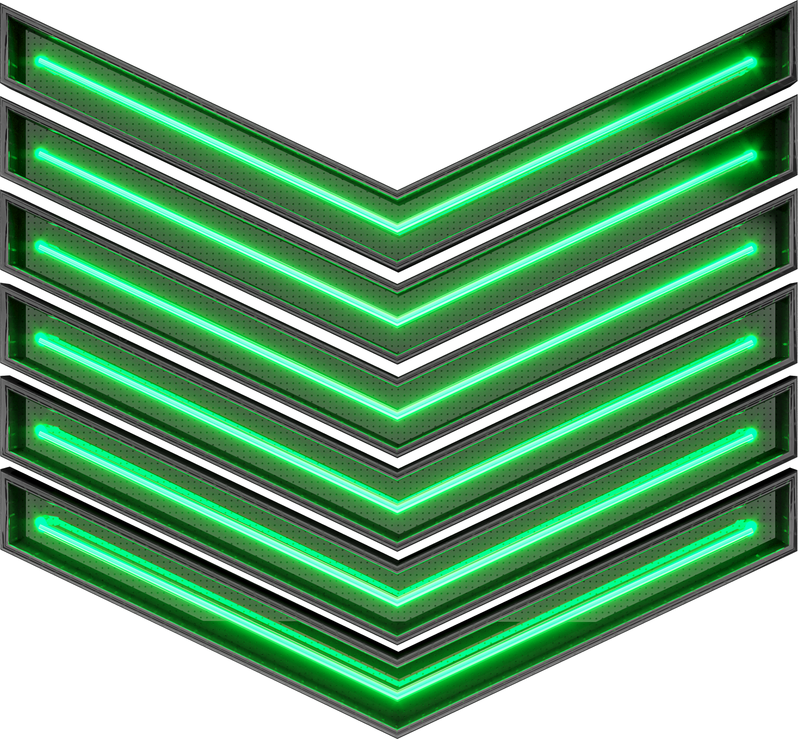 Arrow Neon Lights in 3d render
